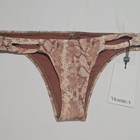 Vitamin A Sand Snake Brazilian Bikini Bottoms - Picture 13 of 16